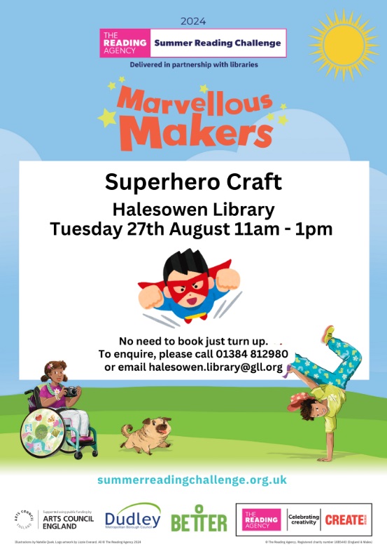 Halesowen Library - Superhero Craft